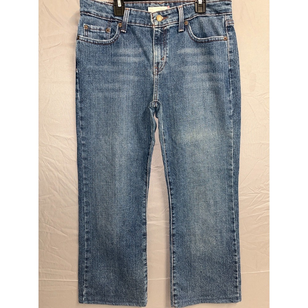 Levi's 515 Bootcut Jeans Womens 10 Medium Blue Denim Cotton Stretch Streetwear